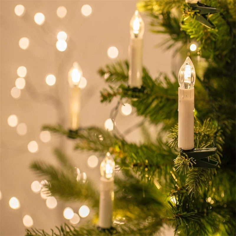 CANDELE LED DI CAPODANNO SENZA FIAMMA REMOTE TAPER CANDLES