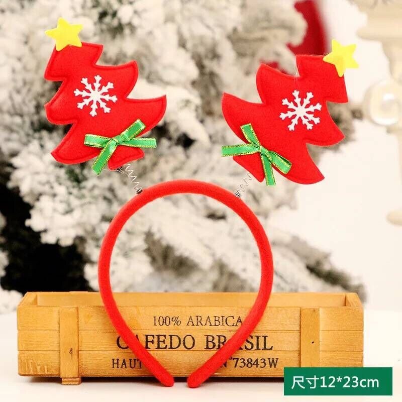 Albero di Natale Cerchietto Alce Babbo Natale Pupazzo di neve Ornamenti