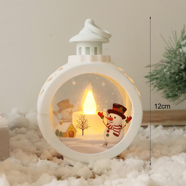 Decorazioni natalizie Creative LED Candle Lights Round