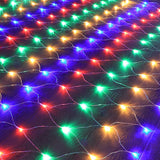 LED Net Curtain Mesh Fairy String Light Decorazione di Natale