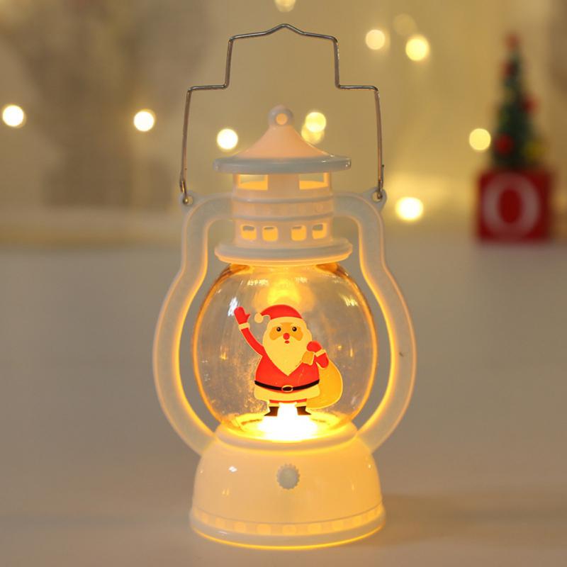 Luce di Natale Candela portatile con luci LED Mini Lanterna