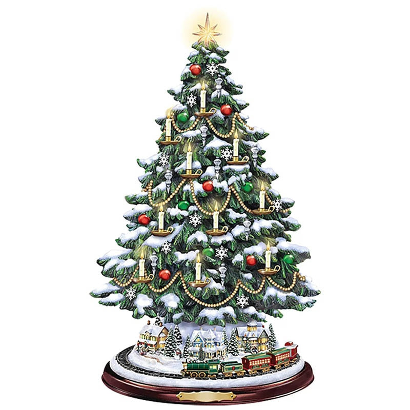 Albero di Natale finestra adesivo 30CM decorazione di Natale