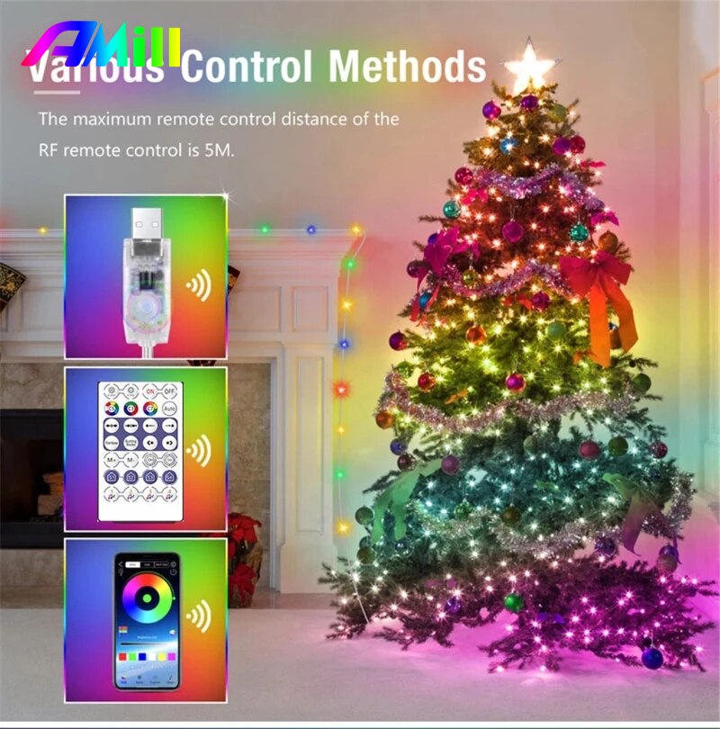 LUCI PER ALBERO DI NATALE CON SMART APP CONTROL