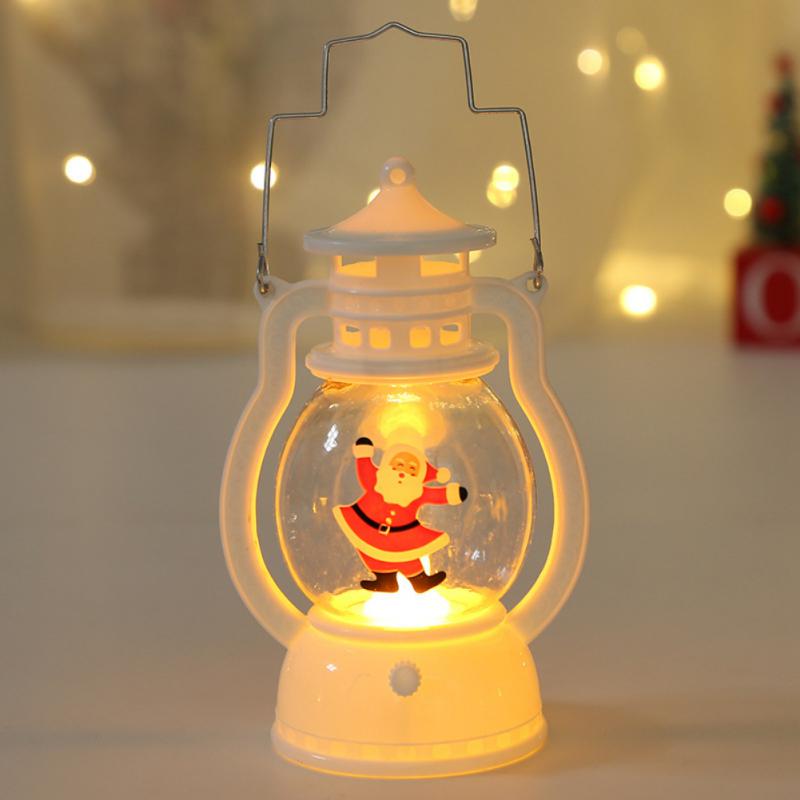 Luce di Natale Candela portatile con luci LED Mini Lanterna